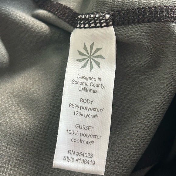 Athleta Women’s Charcoal Grey Multi Flare‎ Chaturanga Leggings   Sz S - Picture 7 of 9